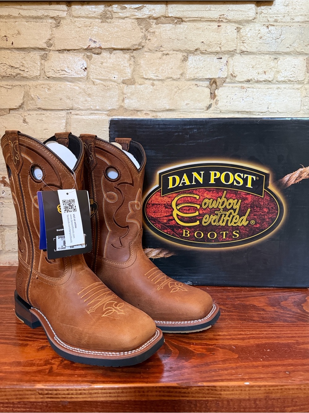 Dan Post All Over Brown Women’s  Jesse Cowboy Boots